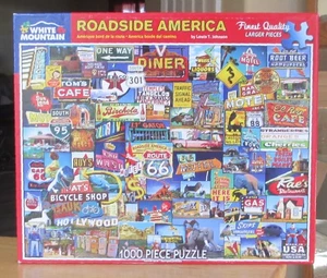 ROADSIDE AMERICA - Complete - WHITE MOUNTAIN PUZZLE - Picture 1 of 2