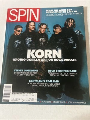 Spin Magazine Vol 14 #11 Nov 1998 Korn, Kotton Mouth Kings, Marilyn Manson, C4 - Image 1 of 4