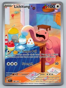 Pokémon Lickitung Holo Card TCG SV05: Temporal Forces 180/162 - Picture 1 of 2