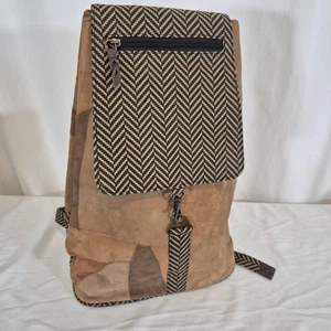 Mochila de Lona Vann & Co Cuero Marrón Nueva con Etiquetas $239 - Imagen 1 de 16