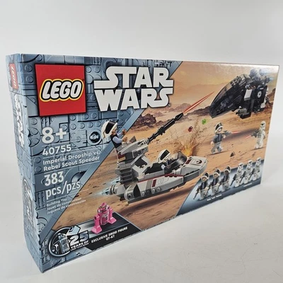 Lego Star Wars 40755 Imperial Dropship vs Rebel Scout Speeder Brand New & Sealed - Image 1 of 4