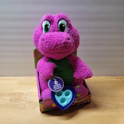 NEW BARNEY'S WORLD Sensory Plush 12” Purple Dinosaur 6 Textures Pop It Fidget - Image 1 of 4
