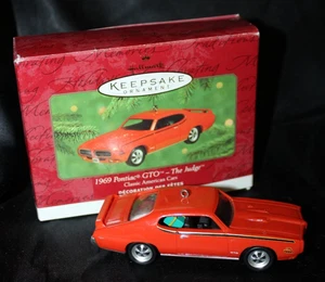 Hallmark Ornament - series Classic American Cars - 1969 Pontiac GTO - QX6584 - Bild 1 von 2