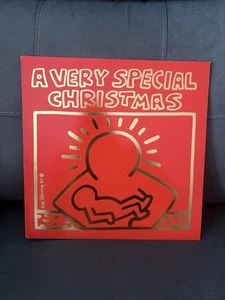 "A Very Special Christmas" LP 1987 Gold Text A&M Records ‎– SP-3911 KEITH HARING - Picture 1 of 6