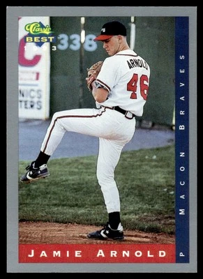1993 Classic Best Jamie Arnold Macon Braves #42 - Image 1 of 2