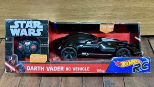 Star Wars Darth Vader RC Remote Control Vehicle 1:18 Scale Hot Wheels 2015 New - Picture 1 of 24