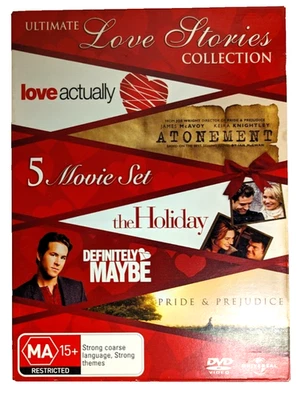 Ultimate Love Stories Collection DVD 5 Movies Set Box Set | Romance - image 1 of 4