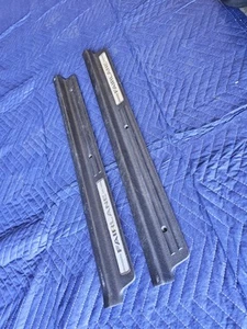 2x Ford BA BF FAIRLANE GHIA scuff plate sill cover 2002-2008 RH + LH Scf PLATES - Picture 1 of 16