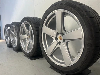 Porsche Macan I 21 Zoll Sport Classic Sommer Räder GT-silber Continental - Bild 1 von 4