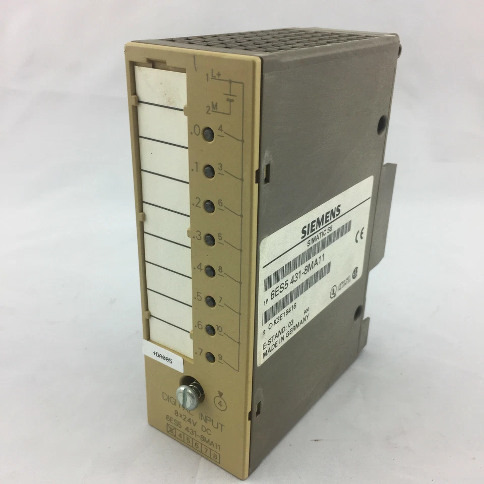 SIEMENS S5 6ES5431-8MA11 Digital Input Module - 8DI,24V - Image 1 of 1