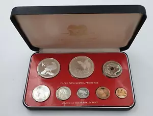 Papua New Guinea 1978 Proof 8 Coin Set - Picture 1 of 4