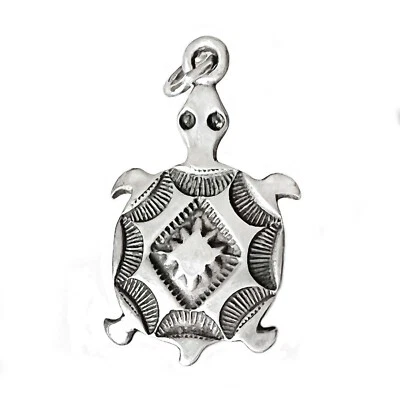 Colgante con dije de plata esterlina 925 tortuga nativa americana motivo suroeste Foto 1 de 4