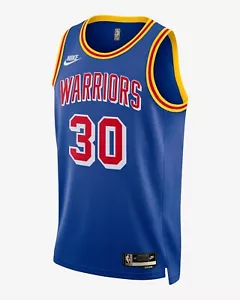 2021-22 Nike Stephen Curry Warriors Classic Edition Swingman Jersey FAST SHIP - Picture 1 of 2