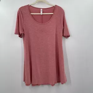 Lularoe Perfect T TG XS rosso erica tinta unita - Foto 1 di 7