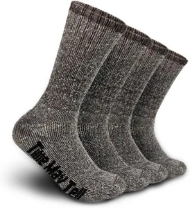 Mens Merino Wool Hiking Cushion Socks Thermal Warm Crew Winter Boot Socks Pack ( - Picture 1 of 6