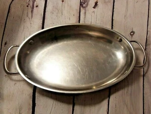 Wolfgang Puck Bistro Collection 12 x 8 In Stainless Steel Cookware Roasting Pan - Picture 1 of 11