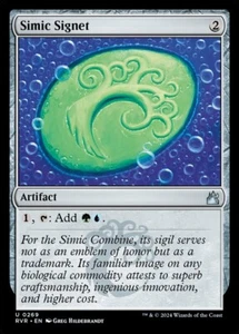Simic Signet RVR 0269 Magic the Gathering Ravnica Remastered MTG NM - Picture 1 of 1