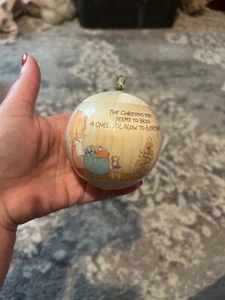 Hallmark Ornament 1978 Betsey Clark #6 in the Series Satin Ball - Picture 1 of 4