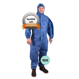 Einwegoverall XXL Schutzkleidung Schutzanzug Einweganzug Arbeitsoverall Maler - Bild 1 von 6