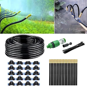 Automatic Greenhouse Drip Irrigation Kit with 20 Brass 360° Adjustable Nozzles 6 - Picture 1 of 8