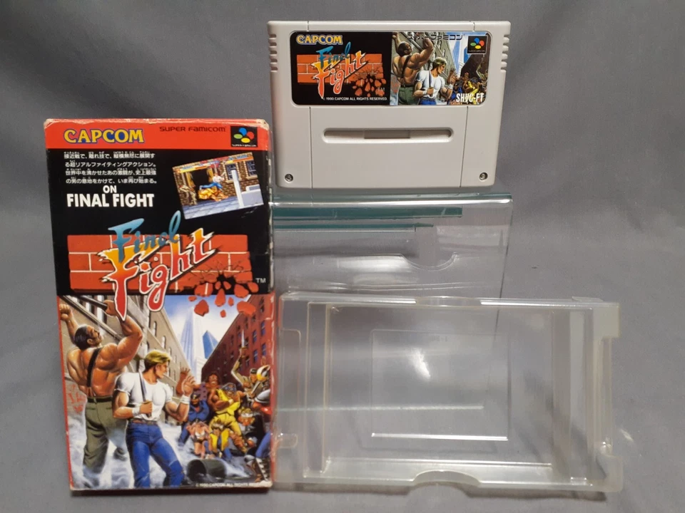 NINTENDO SUPER FAMICOM SFC FINAL FIGHT 1 boxed  complete Japanese VERSION  (C1) - Image 1 of 1