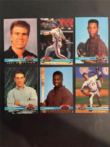 1992 1991 Topps Stadium Club Dome New York Mets Team Set 6 Cards
