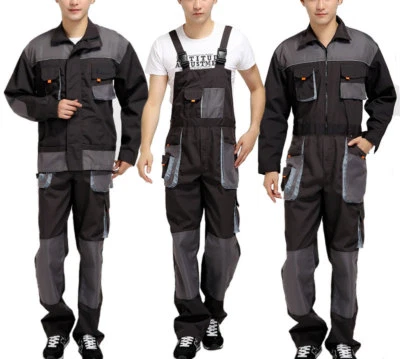Workwear Coveralls New Mechanic Overalls Jumpsuit Outfit Pants Suspender Protect - Image 1 of 4