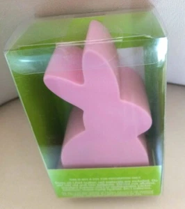 FREE STANDING PINK BUNNY NIGHT LIGHT W/ COIN BATTERIES & 6 COLOR CHANGING LIGHTS - Picture 1 of 7
