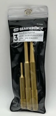GEARWRENCH 3 Pc. Brass Pin Punch Set - 70-546G - Image 1 of 2