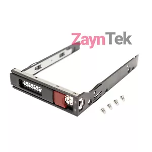 HPE 3,5 Zoll LFF SAS/SATA 774026-001 Hybrid Fach mit 2,5" 661914-001 Adapter - Bild 1 von 2
