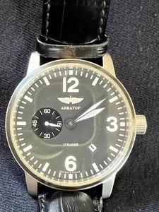 ABNATOP RUSSIAN AVIATOR WATCH 7 OG BAND USED ADJUSTABLE - Picture 1 of 7
