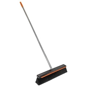 18 In. Interchangeable Push Broom with Squeegee Blade Head - Picture 1 of 8