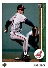 1989 Upper Deck Bud Black ` Cleveland Indians #466