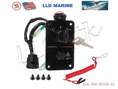 Yamaha Outboard Main Panel Switch 704-82570-12-00 8 Pin Wiring Harnesses - Image 1 of 4