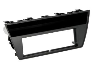 für Skoda Fabia 3 NJ Auto Radio Blende Montage Einbau Rahmen 1-DIN schwarz matt