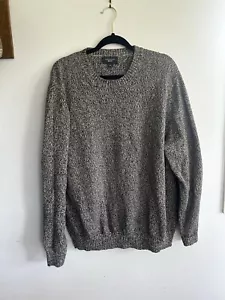 lands end Mans Gray Sweater Knitted Xl Casual Street Wear - Picture 1 of 8