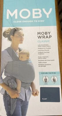 MOBY WRAP Portabebés Clásico Pizarra 8-33 Lbs OSFA -A03 Foto 1 de 4