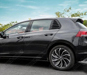 For Golf MK7 7.5 GTI 2014-19 black Quarter Glass Window Louver Vent Shade Cover - Picture 1 of 6