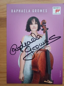 Raphaela Gromes original handsignierte Autogrammkarte / Musik T20 - Bild 1 von 2