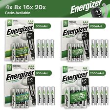 Energizer AA 2000mAh AAA 500 700 800mAh Rechargeable Batteries 1.2v HR6 Battery