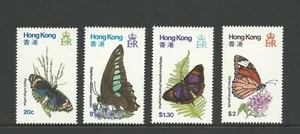 1979 Hong Kong Butterflies set of 4 SG No´s 380/383 as Issued Complete MUH - Picture 1 of 1