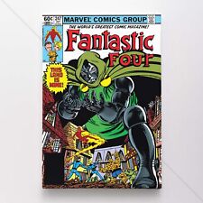 Fantastic Four #247 Poster Canvas F4 Marvel Comic Book Art Print