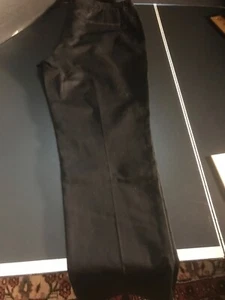 WOMENS BLACK TAHARI FULL LENGTH SIZE 12 CARTER CROPPED SLACKS - Picture 1 of 4