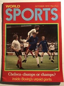 1970 WORLD SPORTS Soccer CHELSEA Peter OSGOOD John DEMPSEY FA Cup Champions 1970