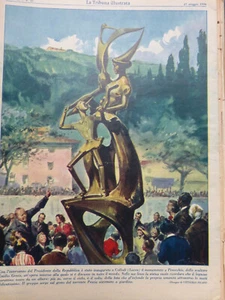 1956 Pinocchio Statue Emilio Greco Collodi 1 Ancient Journal - Picture 1 of 1