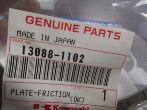 Kawasaki OEM NOS clutch plate 13088-1102  #6281 - Picture 1 of 2