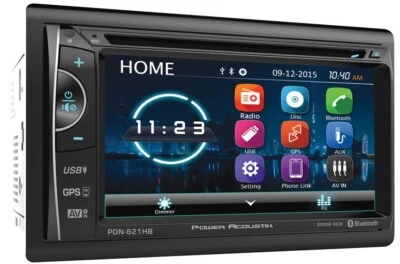 Power Acoustik PDN-621HB Double DIN Digital Media Car Stereo - Image 1 of 4