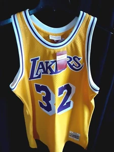 Los Angeles Lakers Johnson #32 Herren Mitchell Ness Swingman Trikot UVP $ 130Lrge - Bild 1 von 5
