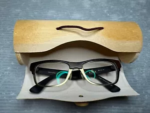 SIRES CROWN Dylan Thomas Handcrafted Wood Walnut & Metal Men's EYEGLASS FRAMES - Picture 1 of 21