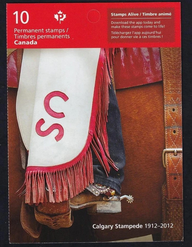 Canada 2012 Calgary Stampede, mint BK488 (2547a), 10x 'P' - Image 1 of 1
